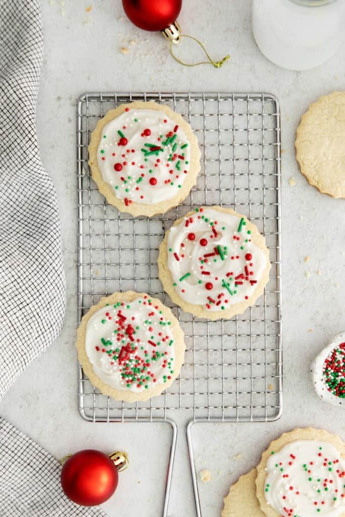 sugar cookies with sprinkles