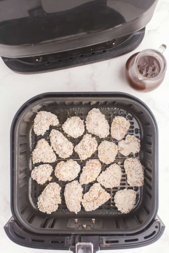 breaded chicken in air fryer
