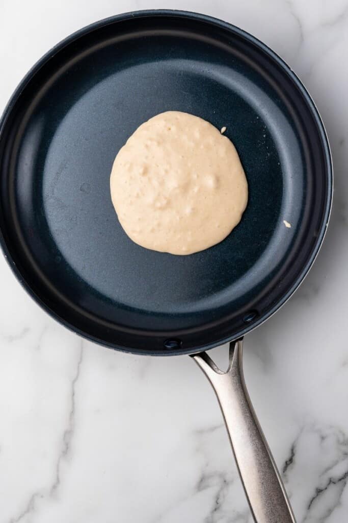 pancake in skillet