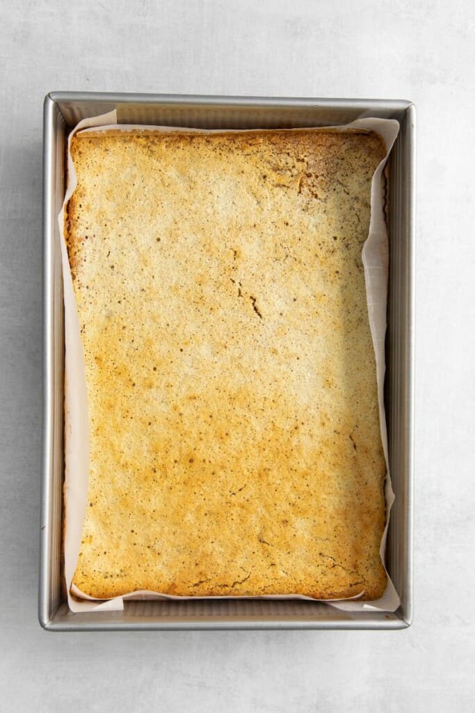 lemon bars in pan
