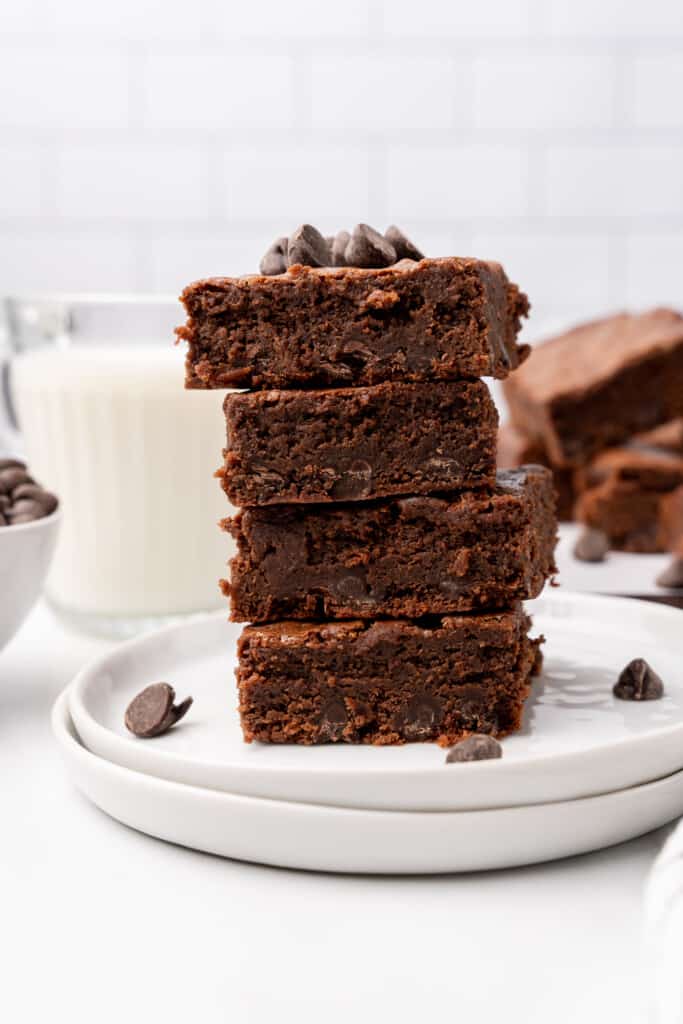 stack of brownies