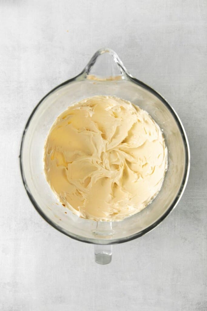 bowl with creamed ingredients