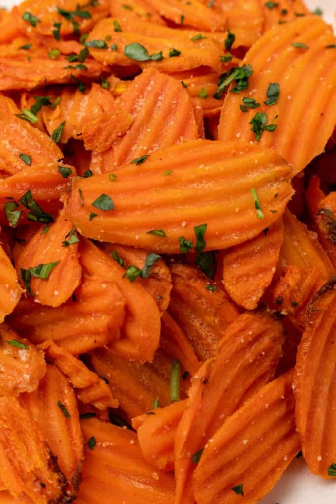 air fryer carrot chips