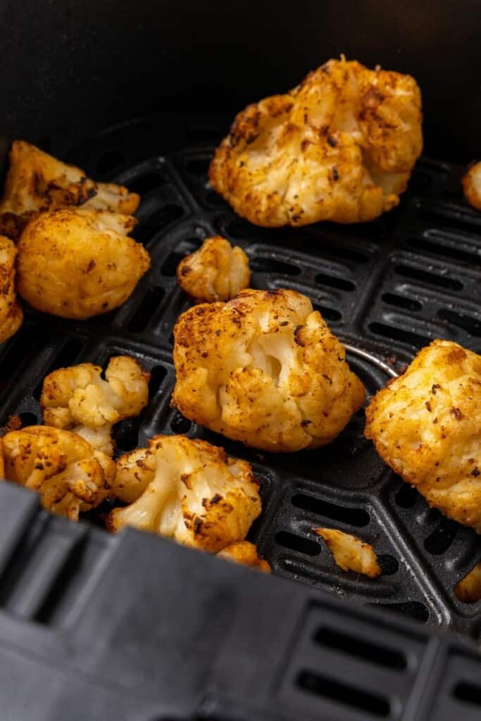 frozen cauliflower cooked in air fryer