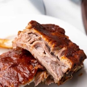 meaty ribs ready to eat
