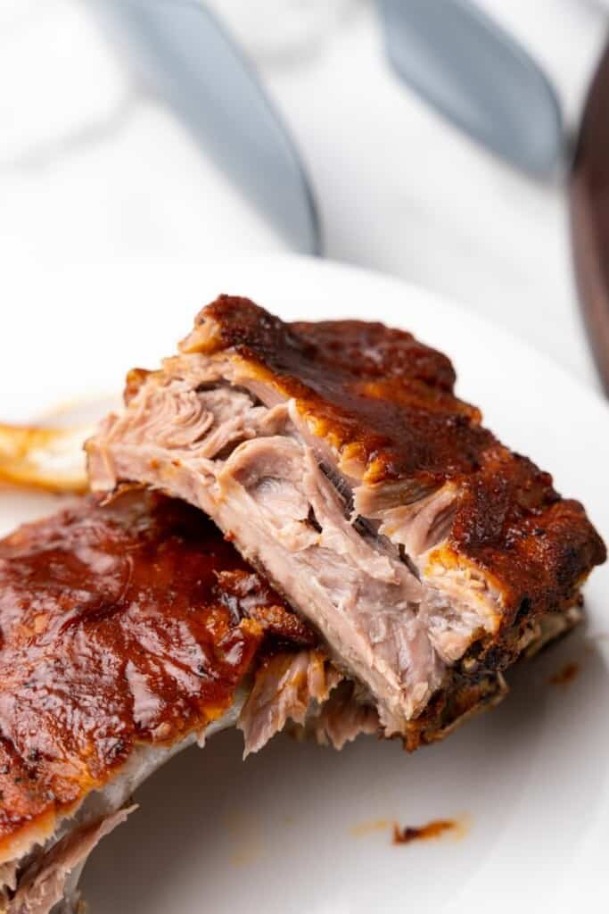 meaty ribs ready to eat