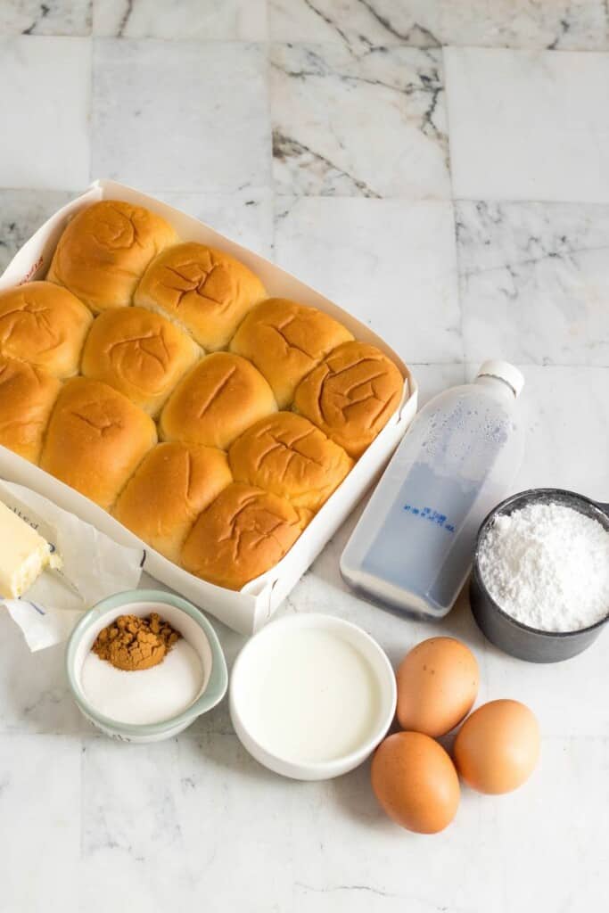 ingredients to make hawaiian bread french toast