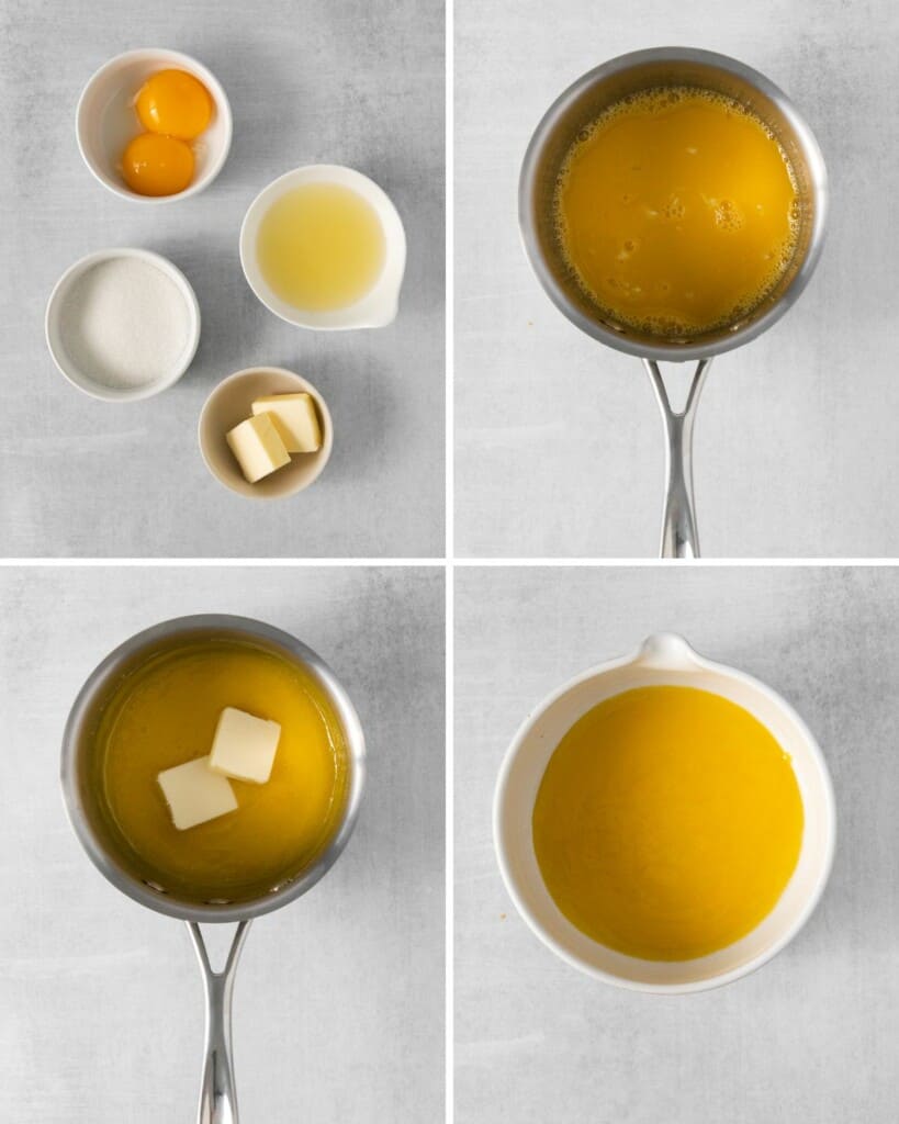 steps for making lemon curd cookies