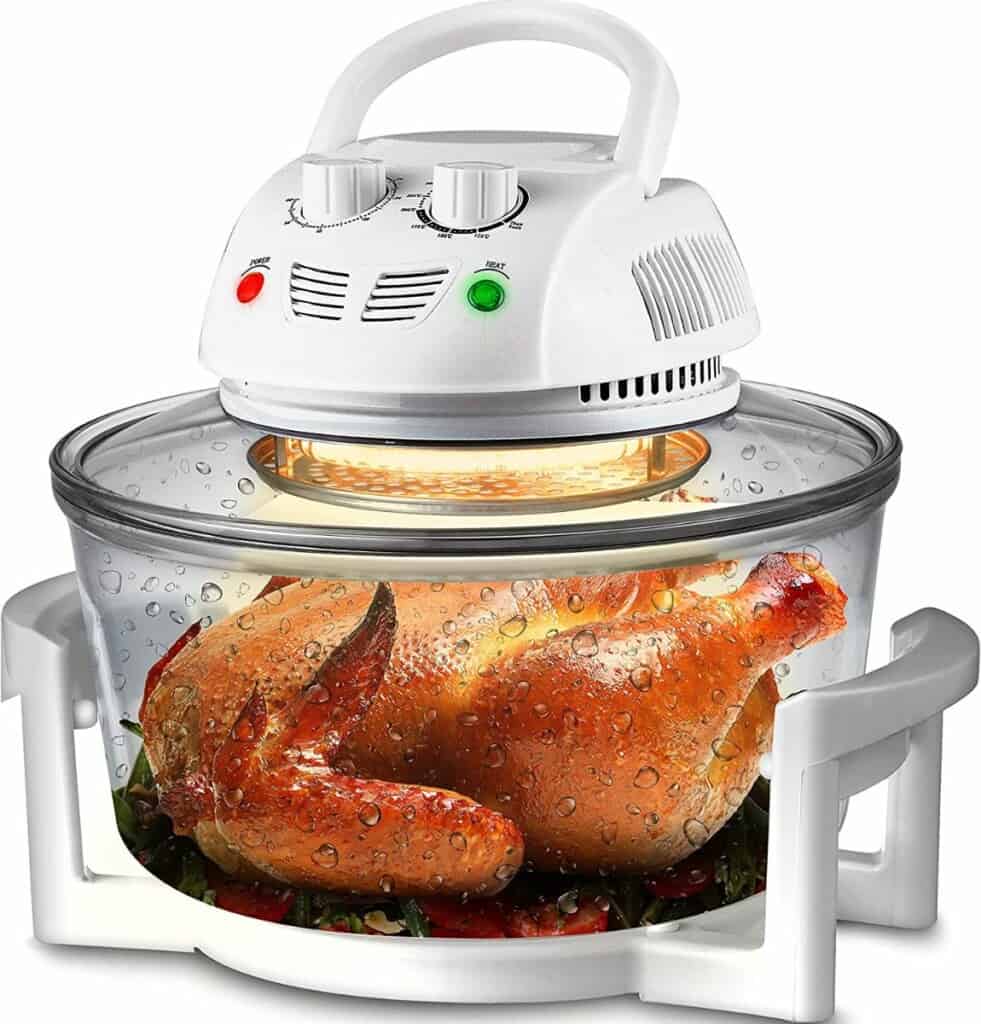Nutrichef glass air fryer