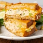 stack of air fryer tuna melts