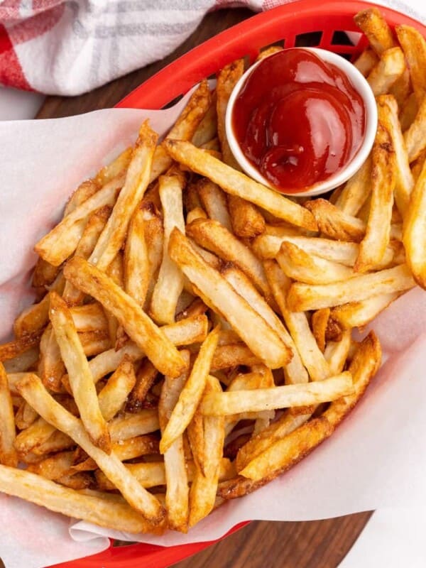 ready to serve basket of fries