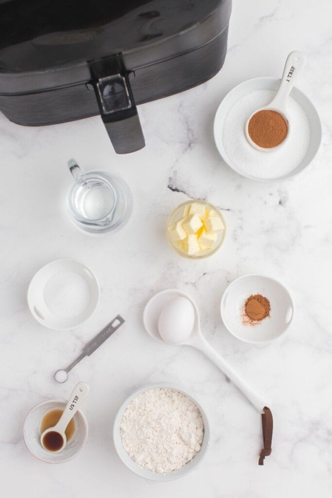 ingredients needed to make air fryer churros