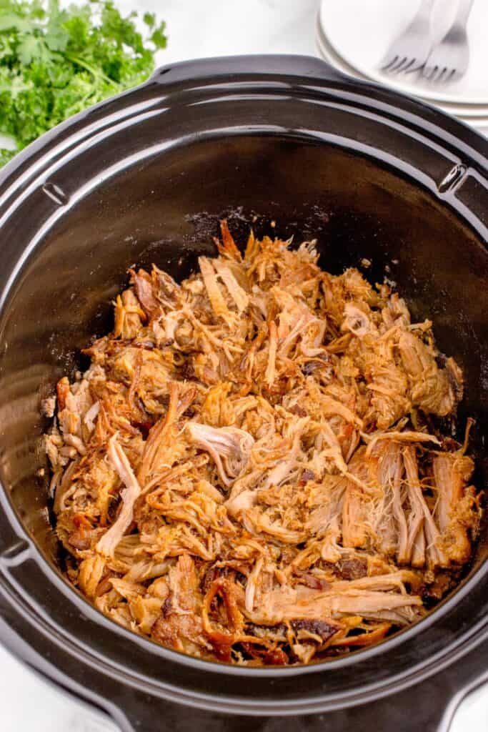 homemade pulled pork in crock pot